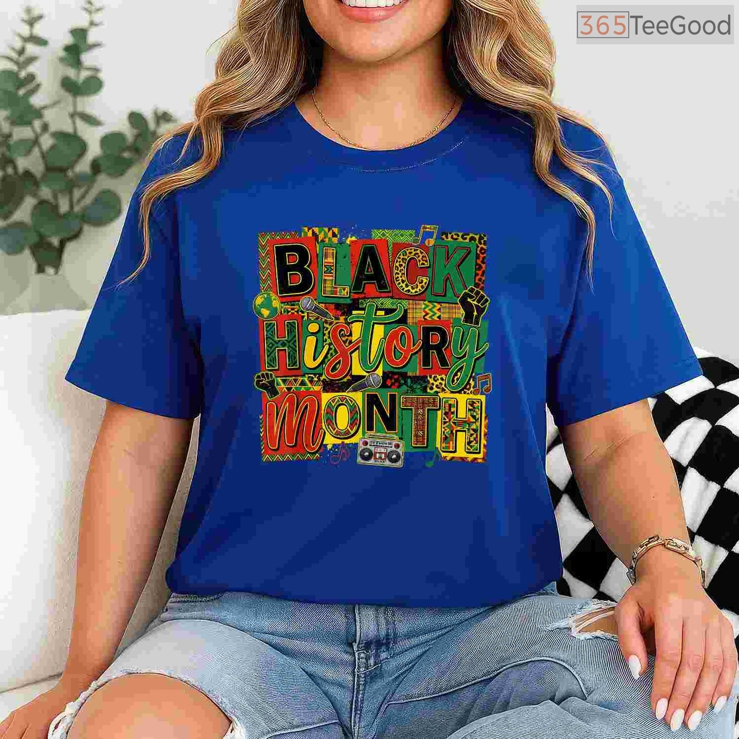 Black History Month Art Design T-Shirt Afro Culture Celebration Artistic Graphic Shirt