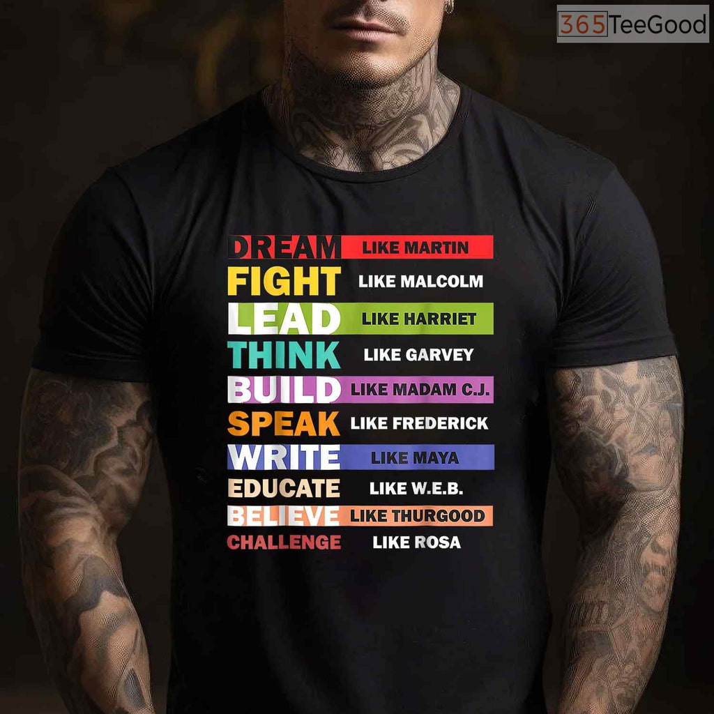 Black Lives Matter Black Leaders T-Shirt Civil Rights Heroes Black History Month Shirt