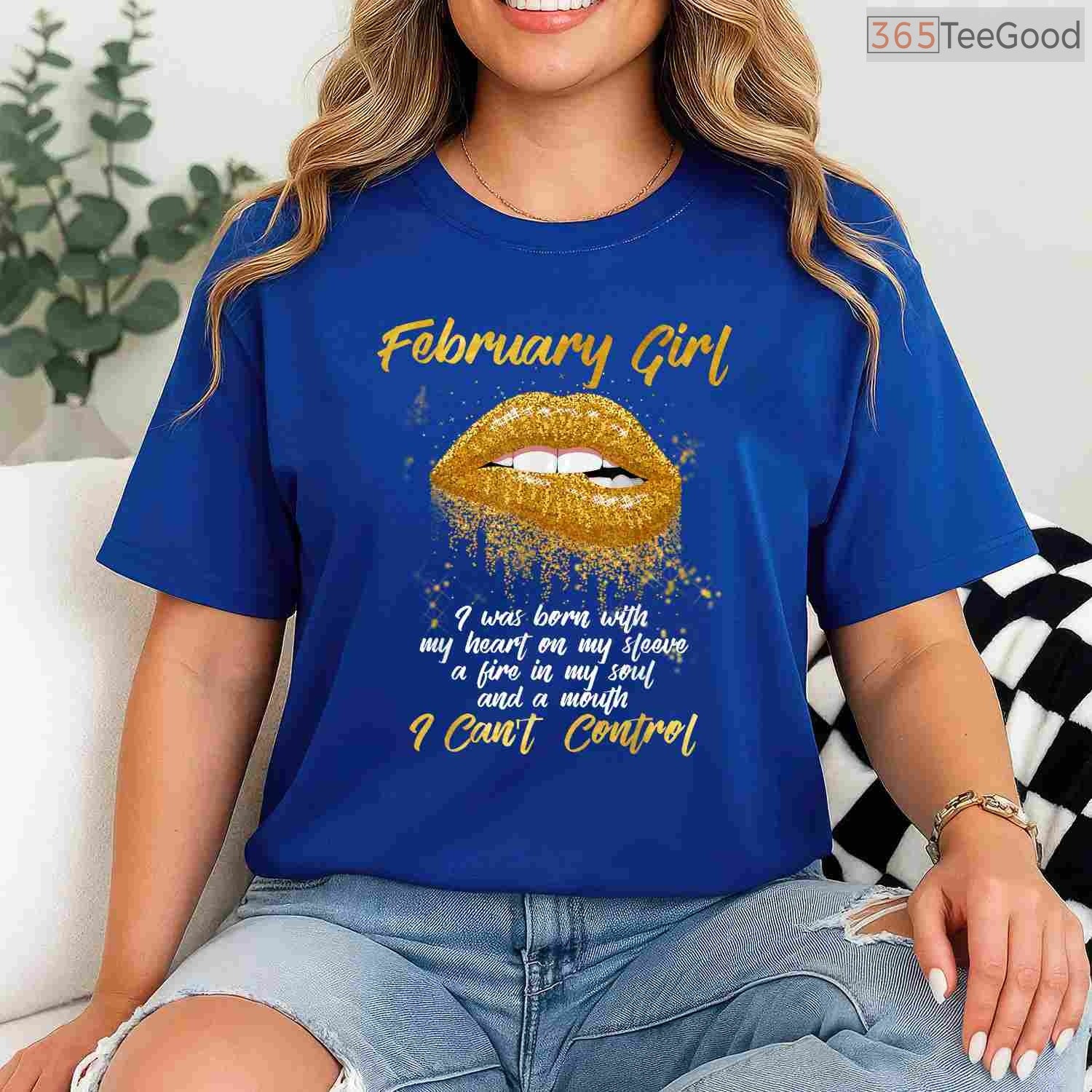 Black Queen Born In February Shirt – Melanin Birthday Gift For Her