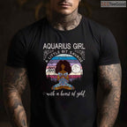 Black Queen Aquarius Birthday Shirt – February Birthday Melanin Gift For Her