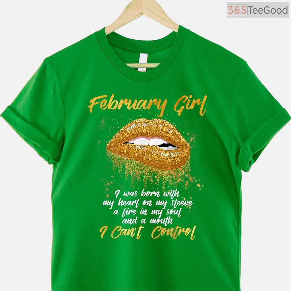 Black Queen Born In February Shirt – Melanin Birthday Gift For Her