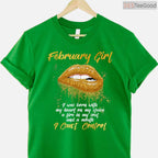Black Queen Born In February Shirt – Melanin Birthday Gift For Her