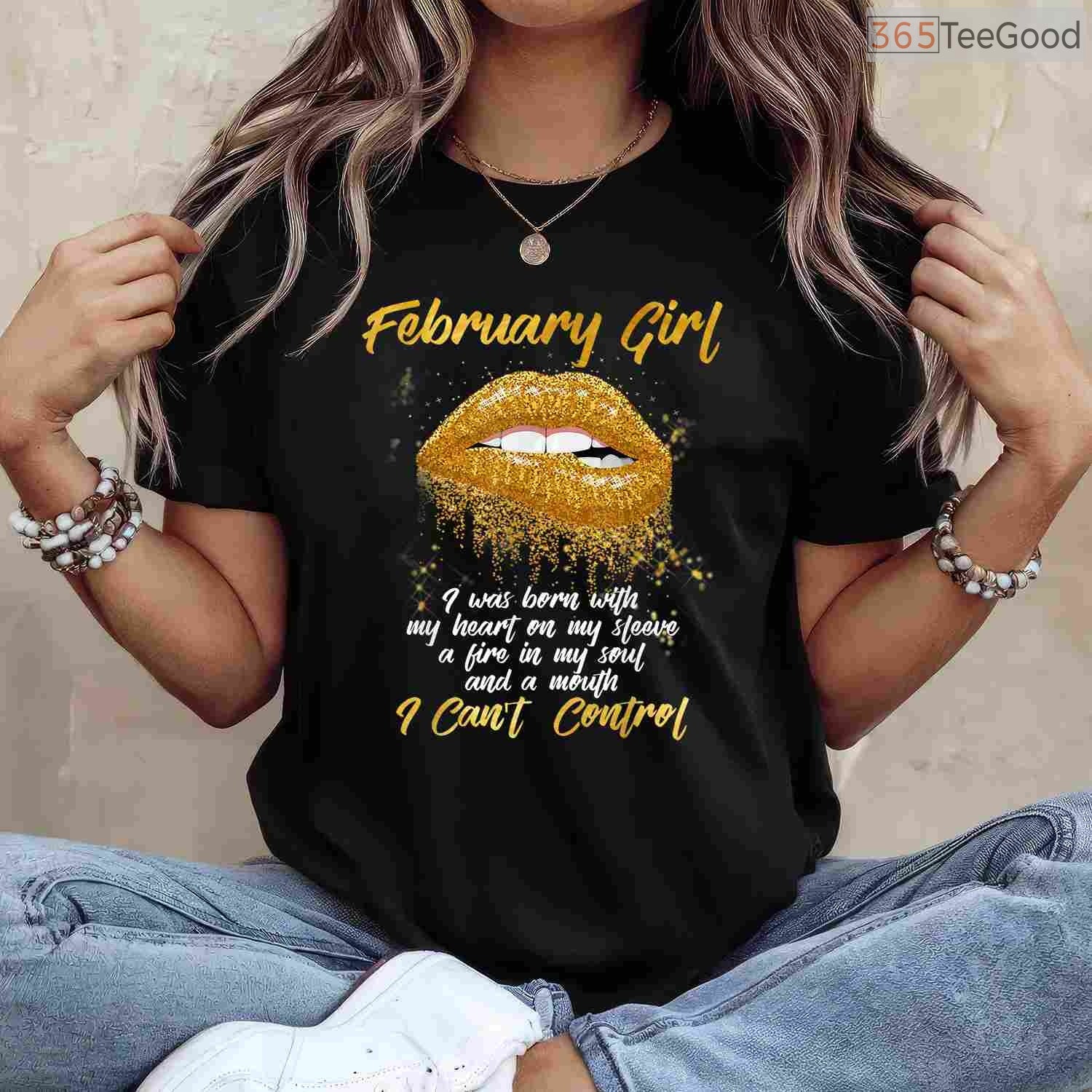 Black Queen Born In February Shirt – Melanin Birthday Gift For Her
