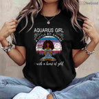Black Queen Aquarius Birthday Shirt – February Birthday Melanin Gift For Her