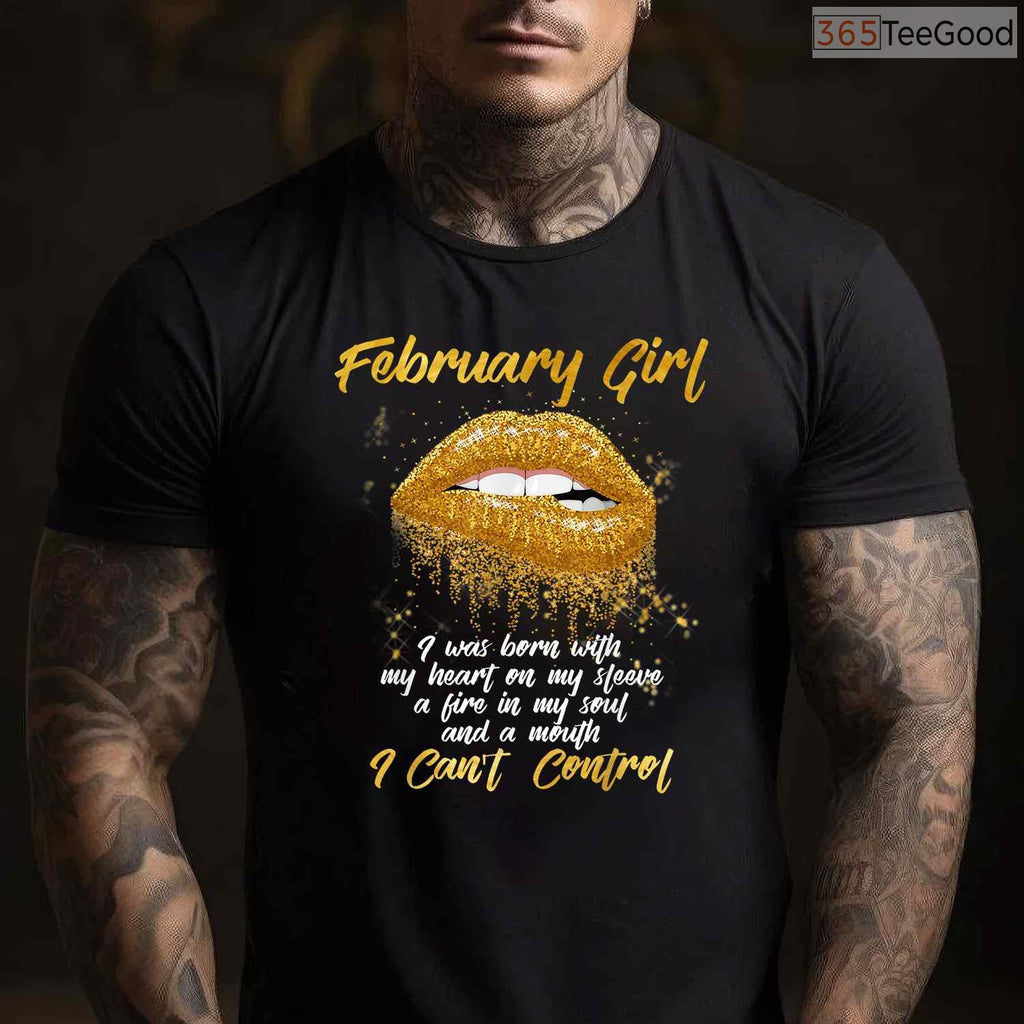 Black Queen Born In February Shirt – Melanin Birthday Gift For Her