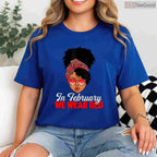 Black Women Heart Health Shirt – In February We Wear Red Awareness