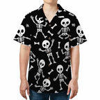 Black and White Tropical Sailboat Palm Tree Hawaiian Tee Cool Summer Wear