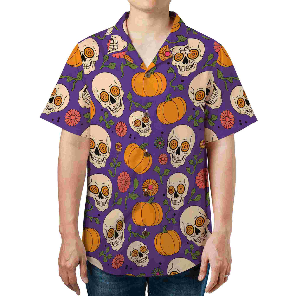 Black and White Tropical Sailboat Palm Tree Hawaiian Shirt Classic Aloha