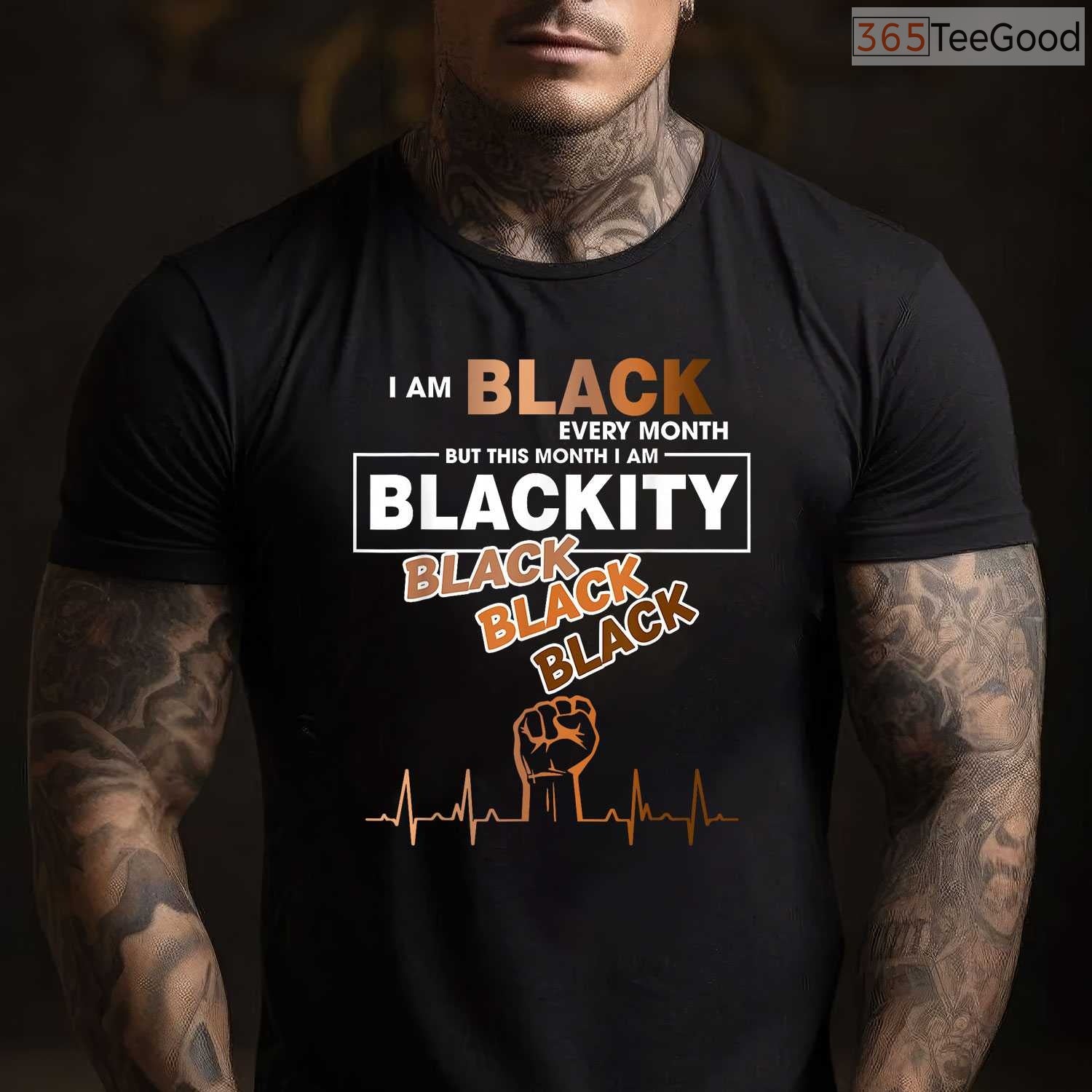 Blackity Black Every Month T-Shirt Unapologetic Black History BHM Women's Gift Shirt