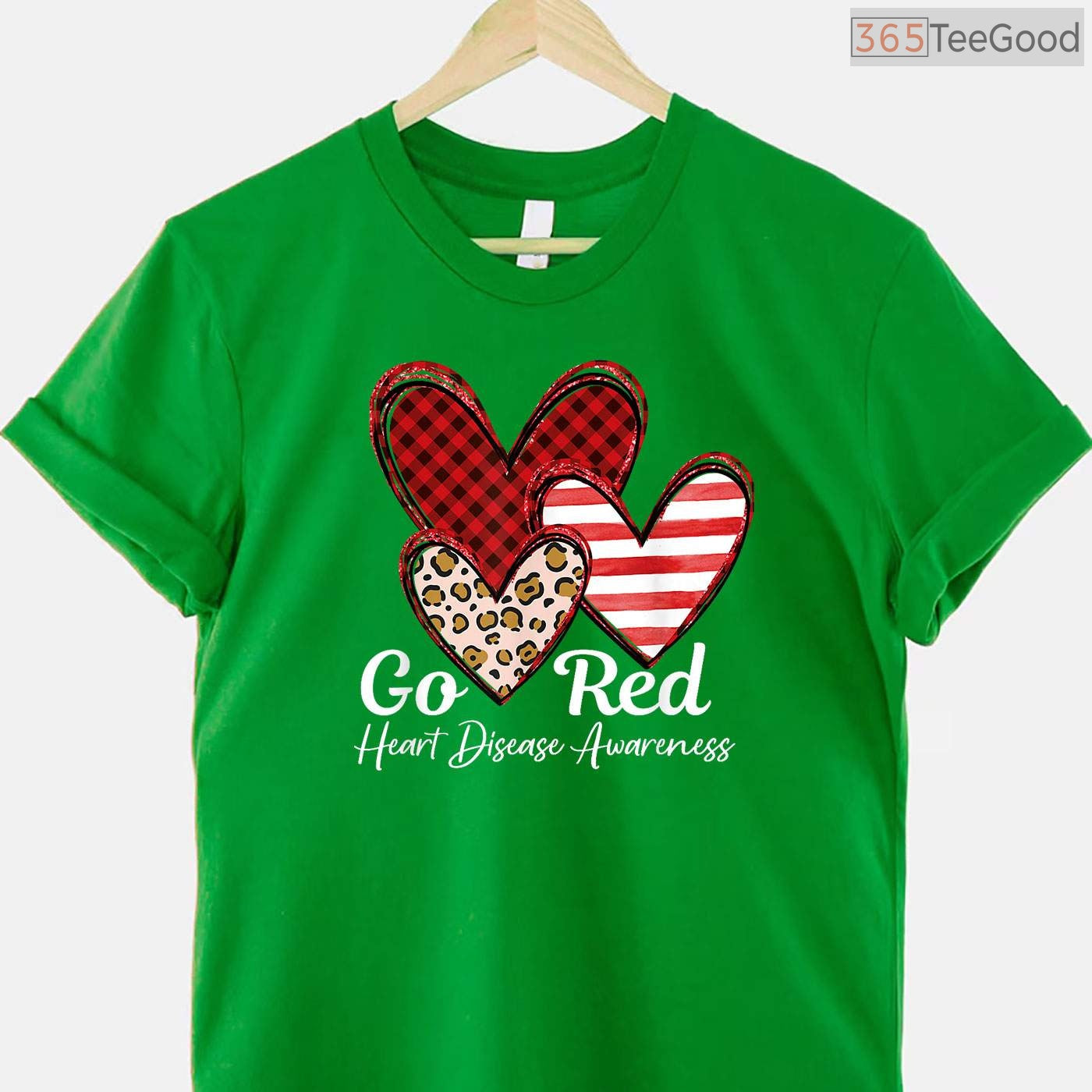 CHD Awareness February Shirt – Go Red Heart Disease Women's Tee