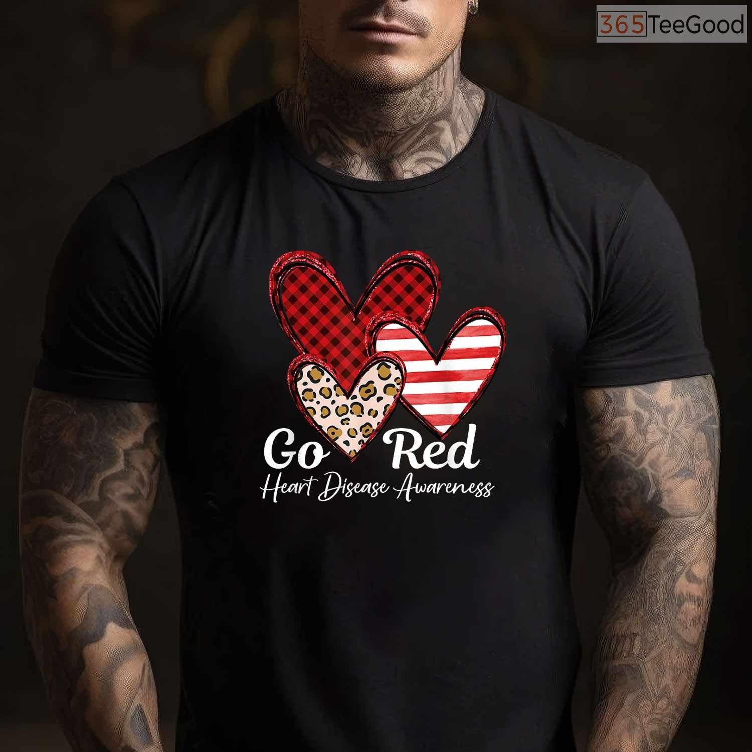 CHD Awareness February Shirt – Go Red Heart Disease Women's Tee