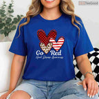 CHD Awareness February Shirt – Go Red Heart Disease Women's Tee