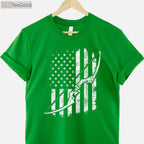 Camo Bowhunting T-Shirt, Professional Archery Lover and Bowman Graphic Apparel