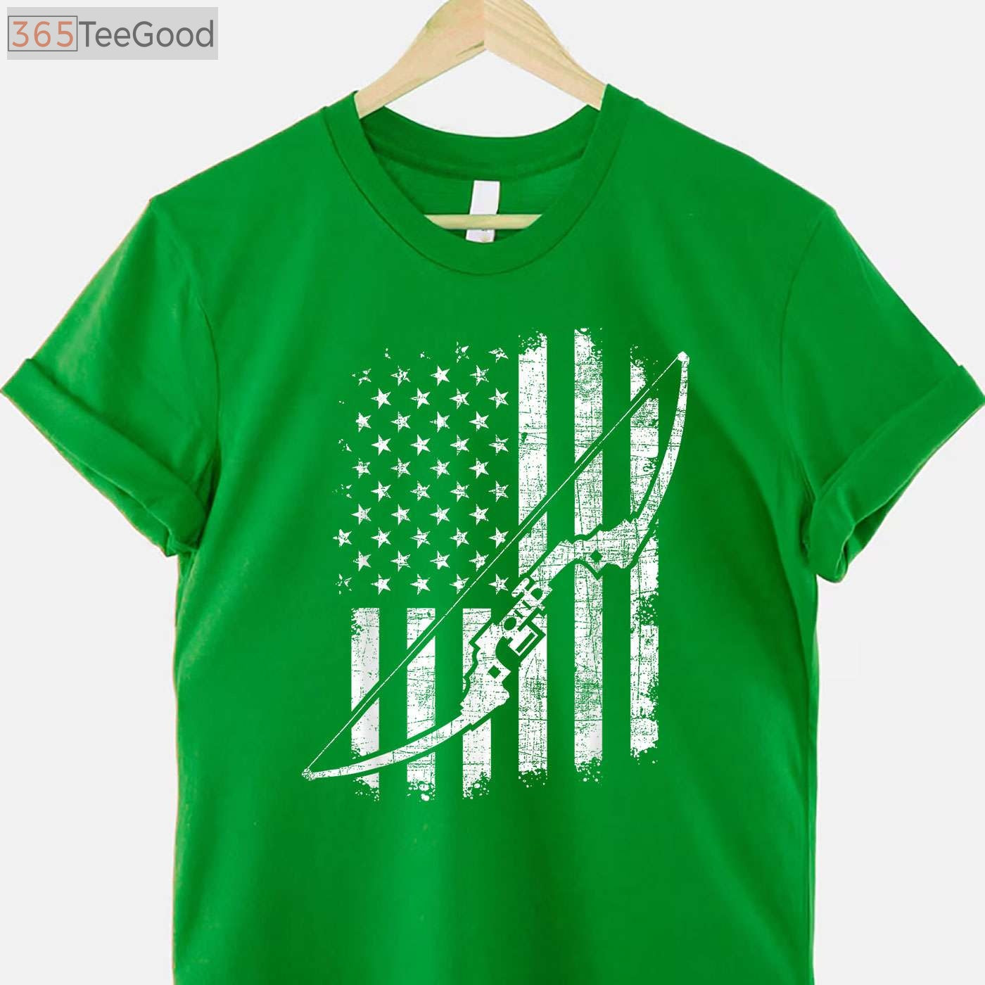 Camo Bowhunting T-Shirt, Professional Archery Lover and Bowman Graphic Apparel
