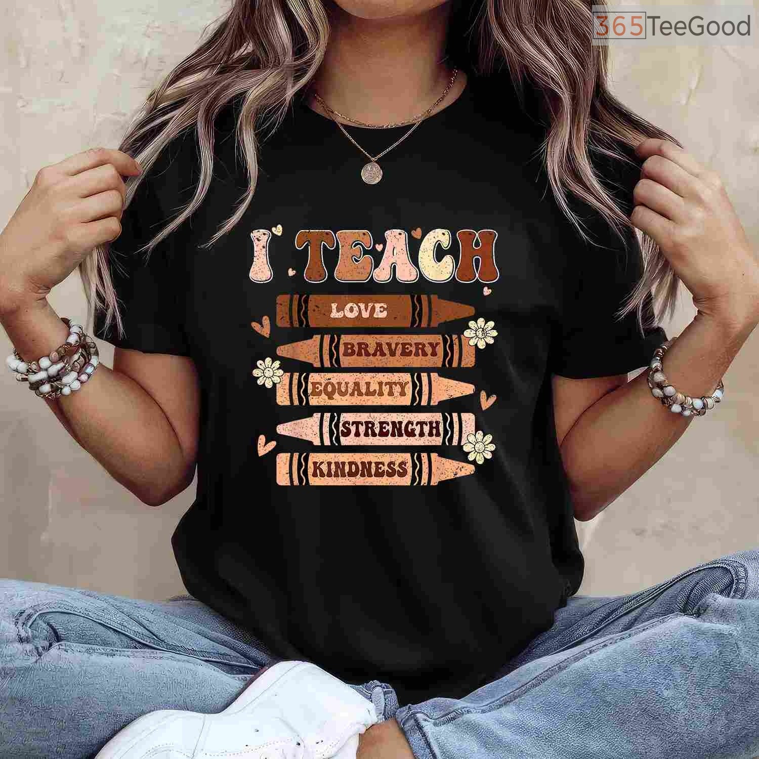 Celebrate Black History Month I Teach Black History T-Shirt Proud Teacher Classroom Apparel