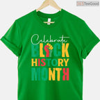 Celebrate Black History Month T-Shirt for Men Women Kids Unity & Equality Family Shirt