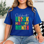 Celebrate Black History Month T-Shirt for Men Women Kids Unity & Equality Family Shirt