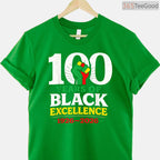 Celebrating 100 Years of Black Excellence T-Shirt Centennial Black History Month Shirt