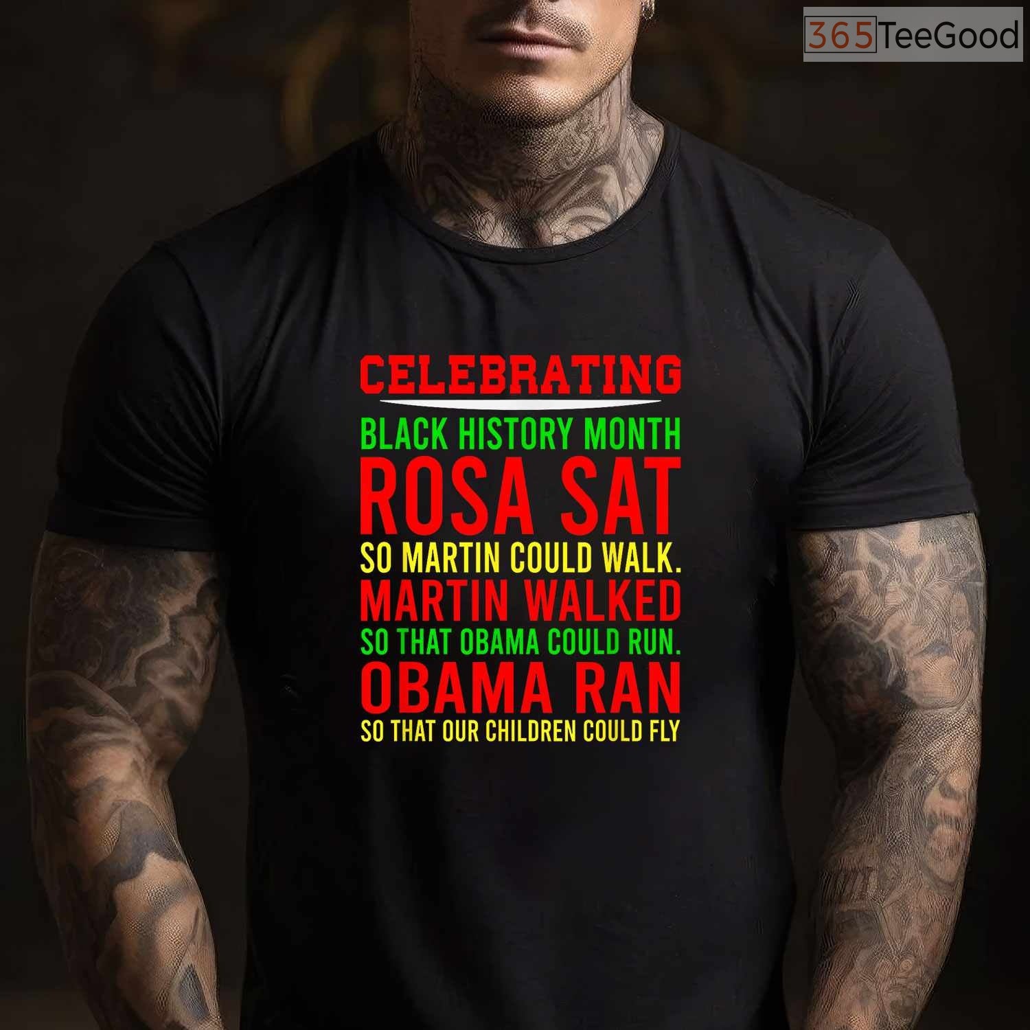 Celebrating Black History Month T-Shirt Inspirational Power Leaders Civil Rights Shirt