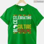 Celebrating Black History Month Afro T-Shirt African Culture Shirt for Men Women Kids