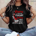 Christian February Birthday Shirt – Stepping Into My Month With God's Grace