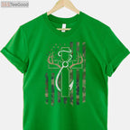 Christian Hunting Fishing Faith Shirt, Patriotic USA Flag Camo Faith Apparel