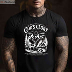 Christian Deer Hunting Bible Verse Shirt, Religious Nature Wildlife Faith Tee