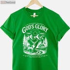 Christian Deer Hunting Bible Verse Shirt, Religious Nature Wildlife Faith Tee