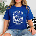 Christian Deer Hunting Bible Verse Shirt, Religious Nature Wildlife Faith Tee