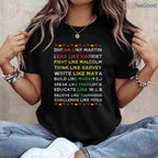 Classic Black History Month Shirt African American Culture Awareness Gift T-Shirt