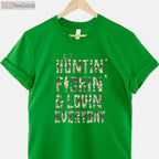 Country Music Lifestyle Hunting and Fishing Shirt, Loving Every Day Camo Tee