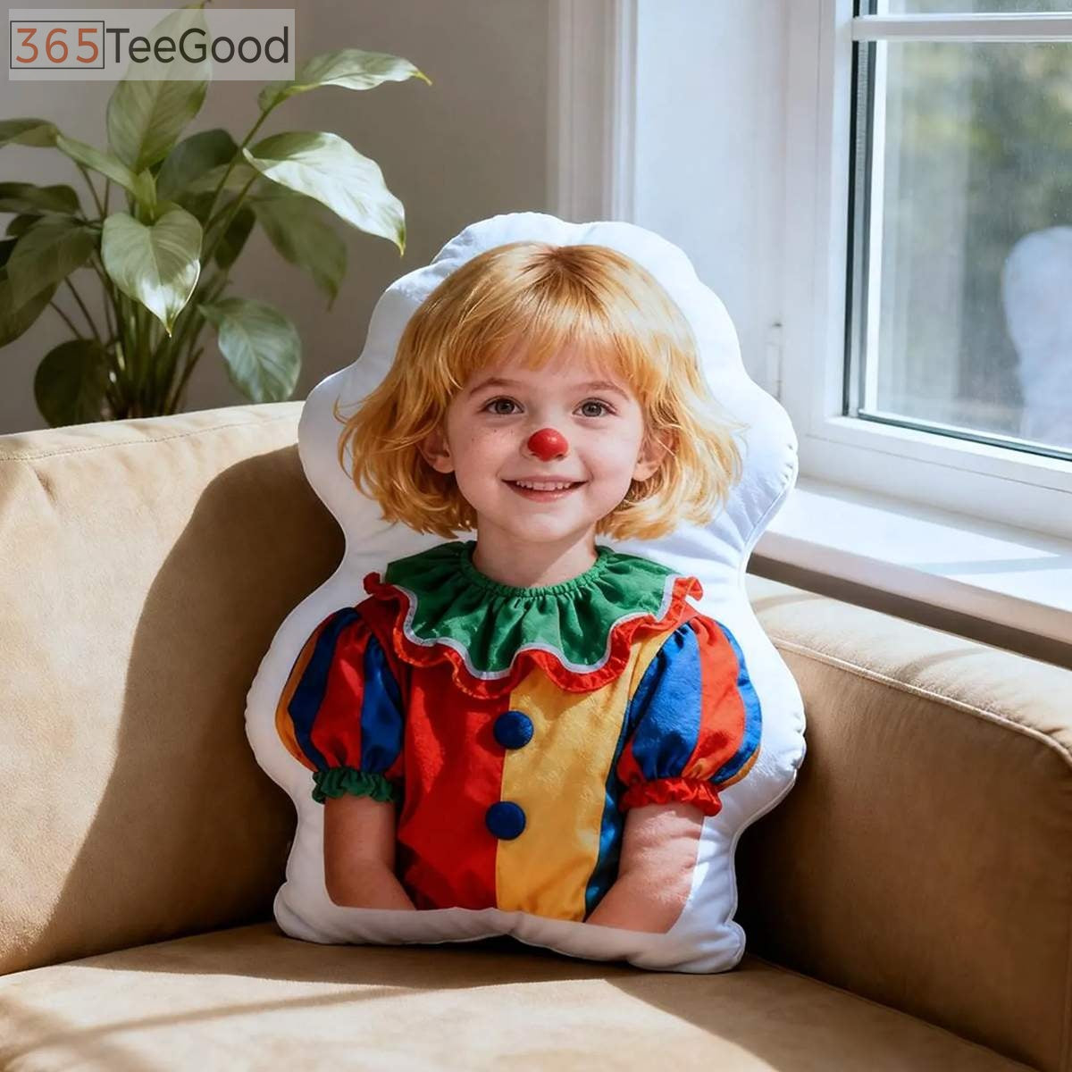 Custom Shape Pillow Case – Personalized Photo Face Pillow Funny Cutout Cushion Gift