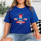 Cute Happy Presidents Day T-Shirt American Patriots Boys Kids School History Event Shirt