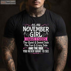 Cute November Queen Birthday T-Shirt - Royal Born in November Party Outfit