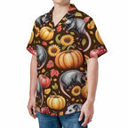 Dark Tropical Jungle Hibiscus Hawaiian Shirt Relaxed Fit Summer Wear 2026
