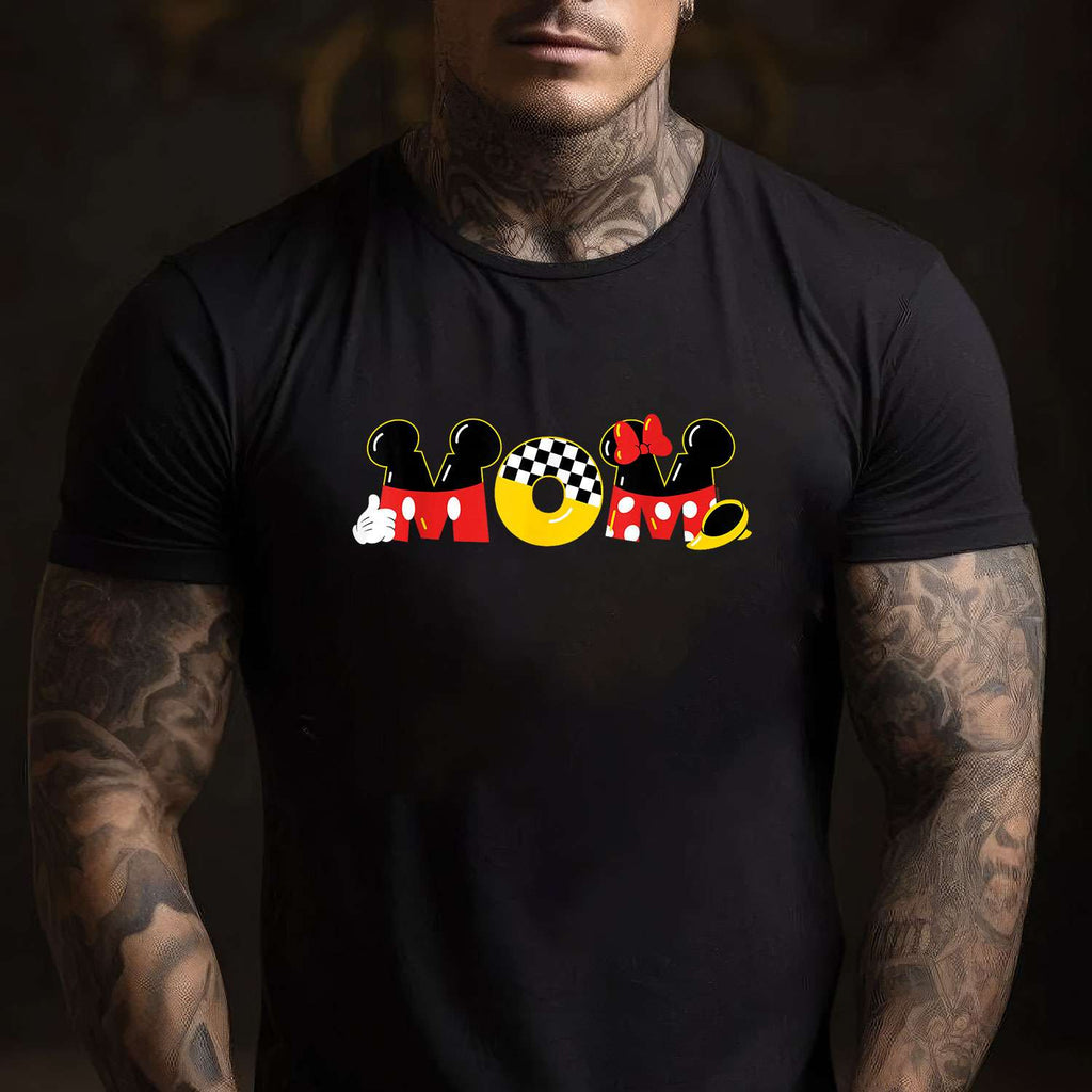 Disney Mickey Mouse Minnie Mouse Mom Mother’s Day T-Shirt Tee for Women Unisex Adults