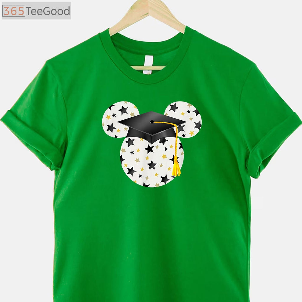 Disney Mickey Mouse Graduation Cap T-Shirt - Class of 2026 Magic Kingdom Tee
