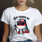 Don't Bobber Me Patriotic Fishing Shirt - Funny USA Flag Youth Angler Tee