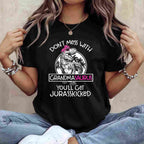 Dont Mess With Grandmasaurus Funny Grandma Gift Tee Jurassic T-Shirt Women Adults