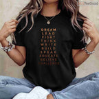 Dream Like Martin Lead Like Harriet T-Shirt Black History Month Civil Rights Leaders Shirt