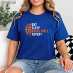 Eat Sleep Basketball Repeat Coach T-Shirt - Motivation Gift For Players