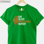 Eat Sleep Basketball Repeat Coach T-Shirt - Motivation Gift For Players