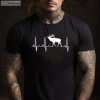 Elk Heartbeat Hunting T-Shirt, Elk Hunting Shirt for Elk Lovers Men Women Kids