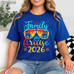 Family Cruise 2026 Matching T-Shirt - Summer Vacation Comfort Colors Trip Tee