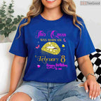 February 8th Birthday Shirt – Specific Date Queen Born In February Tee