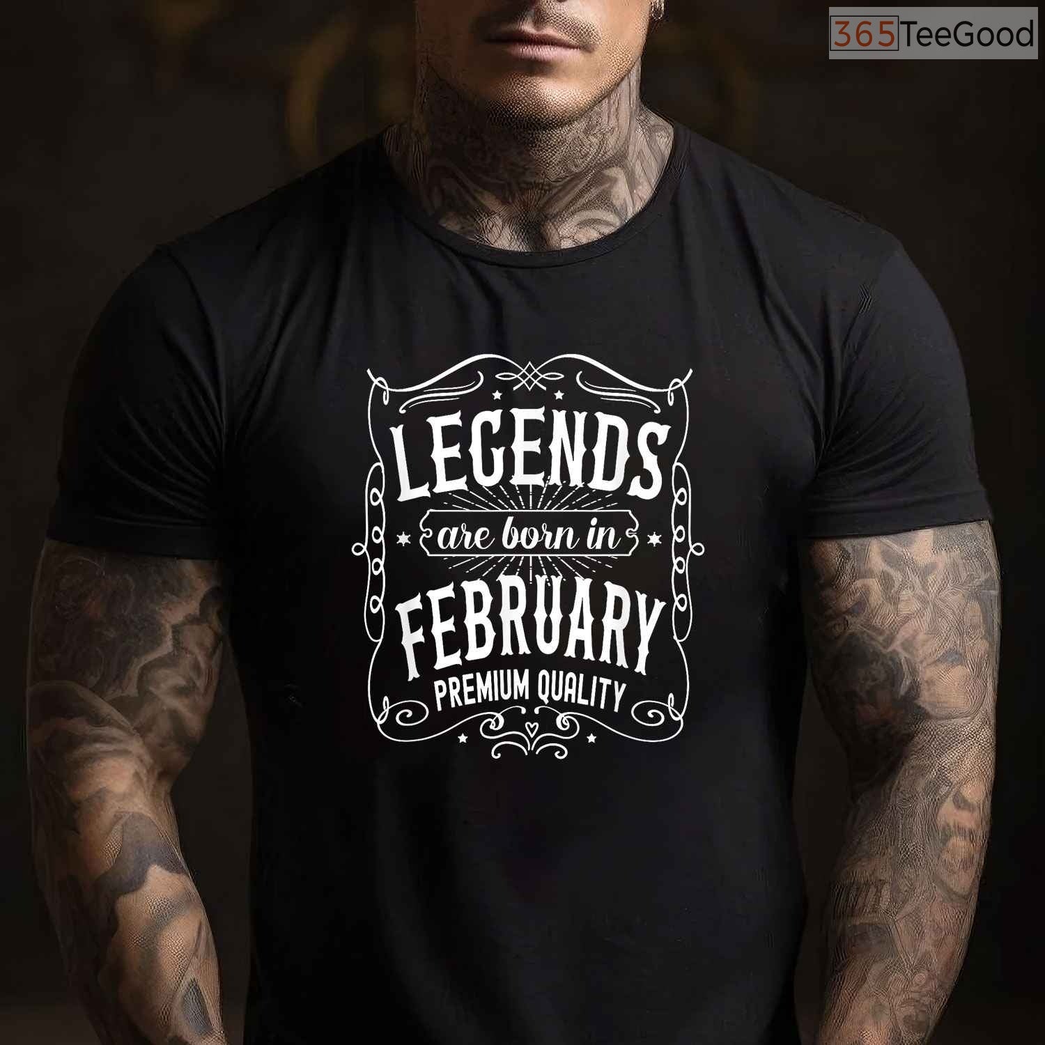 February Birthday Legend Shirt – Classic Legends Are Born In February