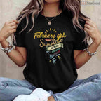 February Girls Are Sunshine Mixed With Hurricane Funny Birthday Shirt