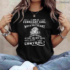 February Girl Heart & Soul Shirt – Born With My Heart On My Sleeve