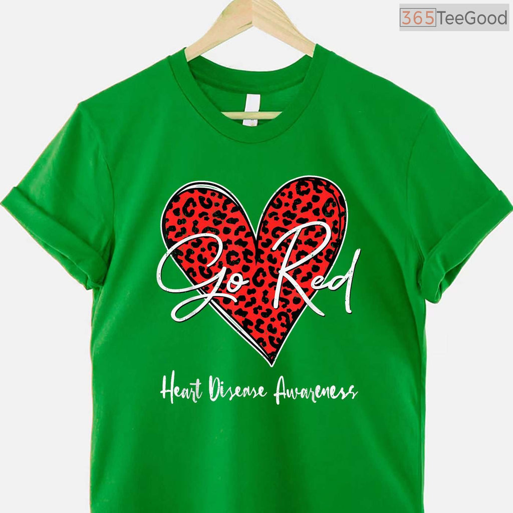 February Is Red Heart Health Shirt – CHD & Heart Disease Awareness T-Shirt