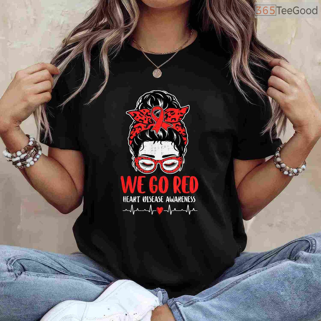 February Is Red Heart Health Shirt – CHD & Heart Disease Awareness